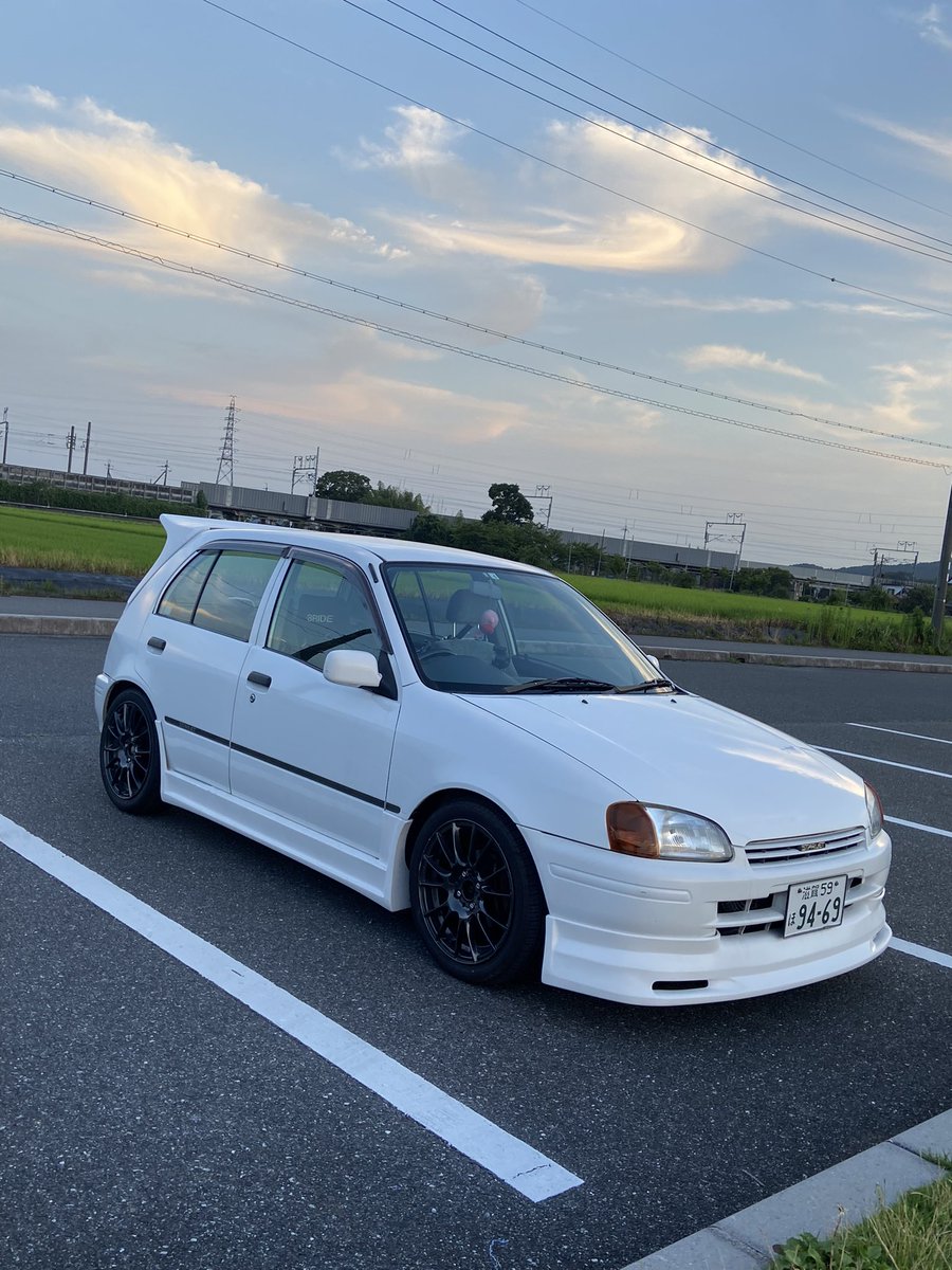 mDNy3hxRT7bujl6's tweet image. 念願の羽根つけれました👍
カッコよくなったなー！

#ep91
#starlet
#ルフレx
#スターレット