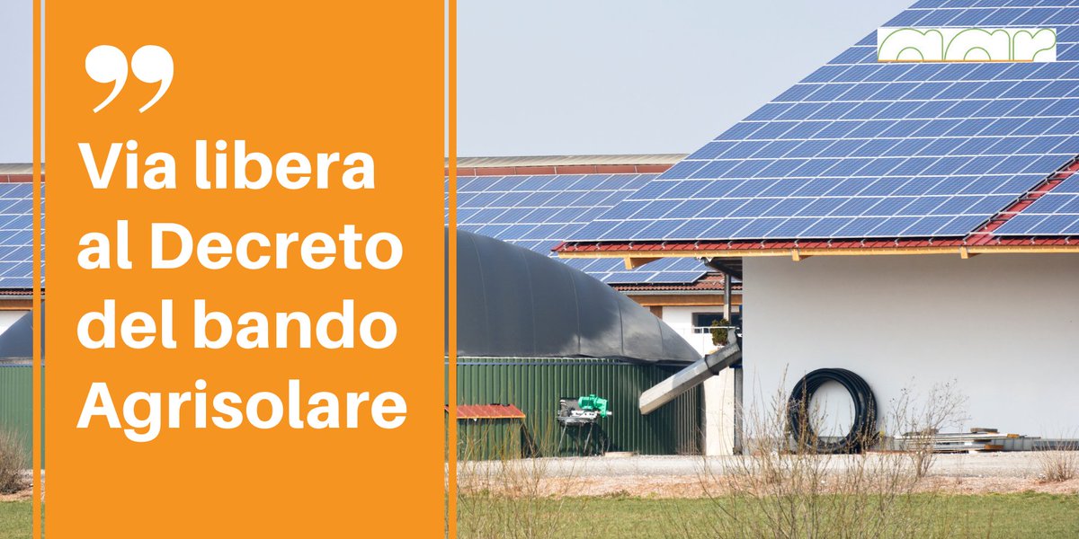 “Via libera al nuovo decreto bando #Agrisolare. Previsti finanziamenti a fondo perduto fino all’80% per la realizzazione di impianti fotovoltaici” lo dichiara il ministro #Lollobrigida. Vuoi realizzare il tuo parco Agrisolare? Chiama la Cia della tua zona bit.ly/bandoAgrisolare