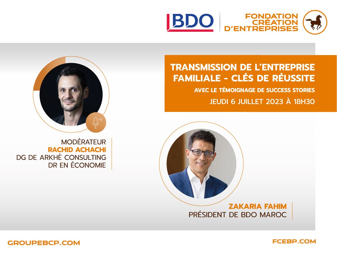 Webinaire : Transmission de l’entreprise familiale – clés de réussite. Avec le témoignage de succès stories.
On se donne rendez-vous ce soir. Nous vous invitons à vous inscrire pour assister au webinaire. lnkd.in/e95fMnpt