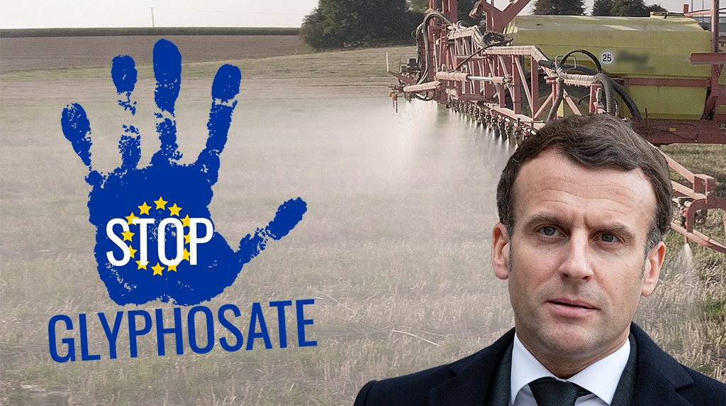foodwatchfr's tweet photo. 🔴#Glyphosate : après le nouvel avis de l’ @EFSA_EU, 33 organisations exigent que la France défende la fin du glyphosate cette année @EmmanuelMacron 
Un demi-million de personnes demandent son interdiction #pétition Notre communiqué de presse commun👉https://t.co/iCAeq4Juqa https://t.co/Y8GgRfKxzZ