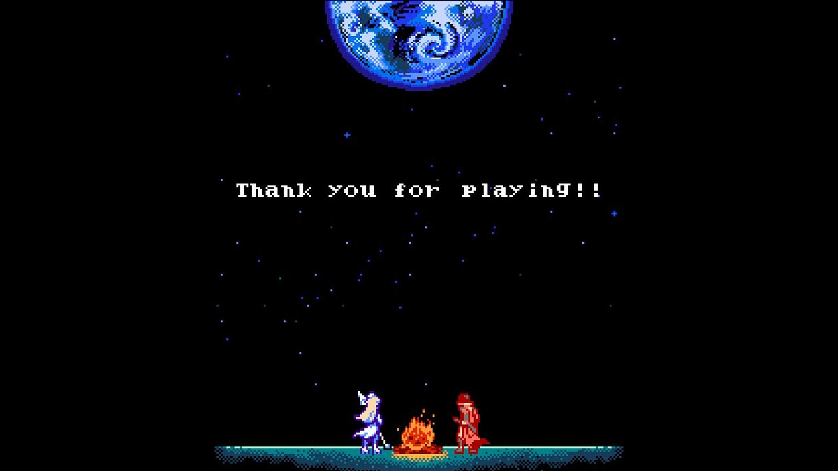 Smpl_Kroenfall's tweet photo. Концовка дуэта Зангецу и Доминики в #BloodstainedCurseOfTheMoon2 #NintendoSwitch https://t.co/Vug0LW7KWy