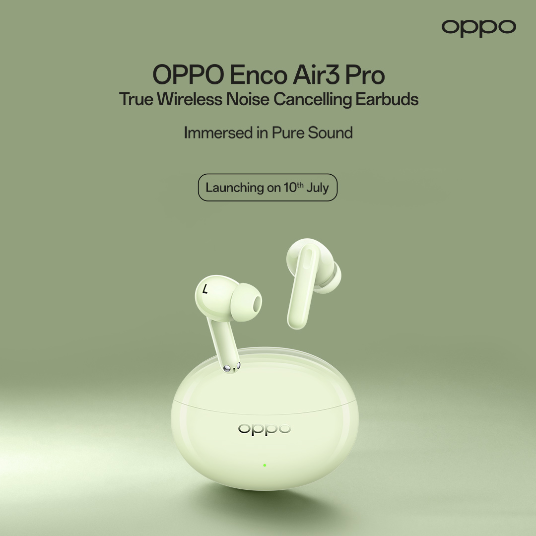 Oppo Enco Air 3 Pro noise-cancelling earbuds launched in India