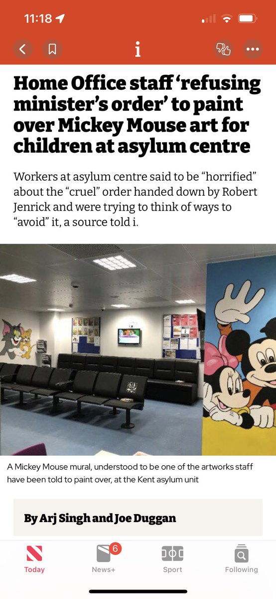 BenjaminCambers's tweet photo. So you are a child refugee, terrified, exhausted and scared to death and you arrive in the Kent Asylum centre and the Conservative minister Robert Jenrick thinks Minnie Mouse is too welcoming.! The Tories becoming more and more inhumane https://t.co/L5Ap9fODEz