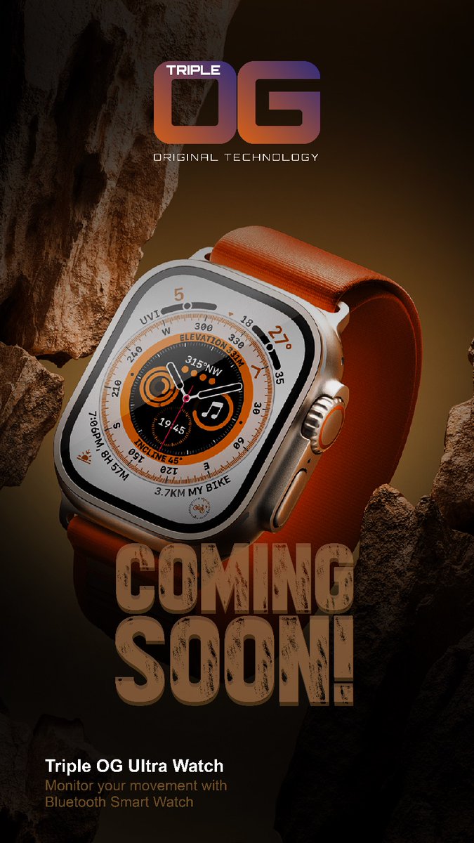 Techorbit2003's tweet image. Triple OG Ultra Watch is Coming Soon....
#tripleOG #techorbitonline #SmartWatch #reviewtodelight #viral2023 #ComingSoon #WATCH