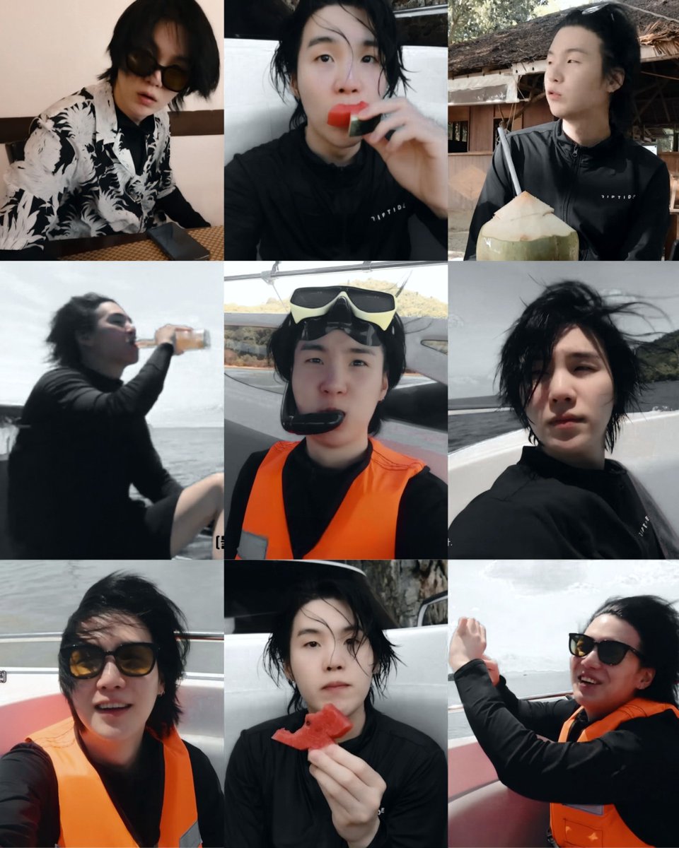 Island boy min yoongi 🌴📸