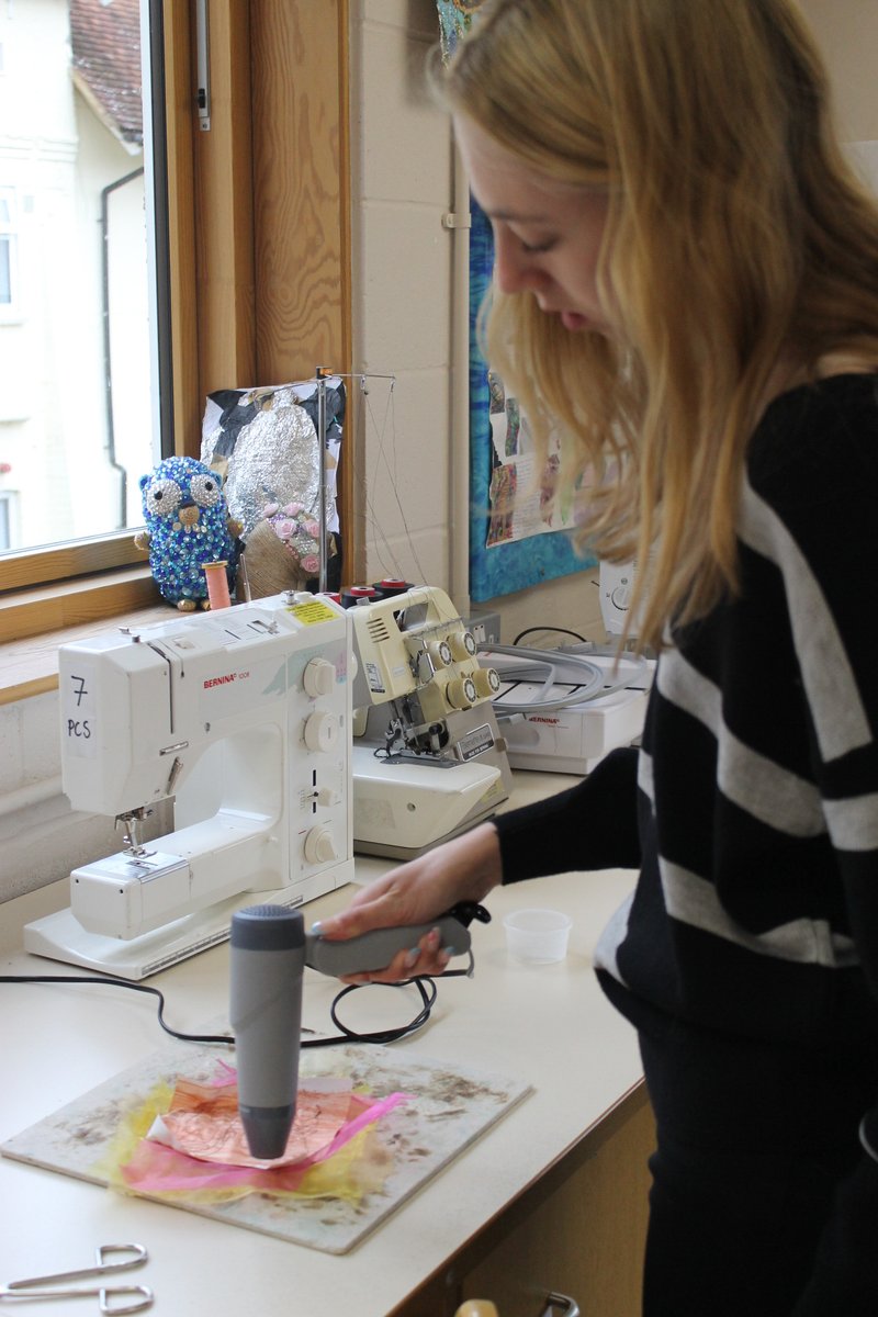 PipersArts's tweet image. It was great to see the new Textiles Year 12&apos;s for their induction session this week. They enjoyed getting stuck into creating textures with new techniques. #PipersSixthform