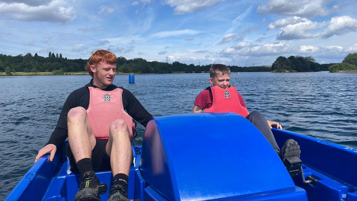 CollegeVega's tweet photo. Don't know who is having the most fun, staff or students!! An experience day at Rother Valley building on skills of communication, presentation and teamwork. 
@LegerEdTrust @VegaCollege #wellbeing https://t.co/tSVpx40bFe
