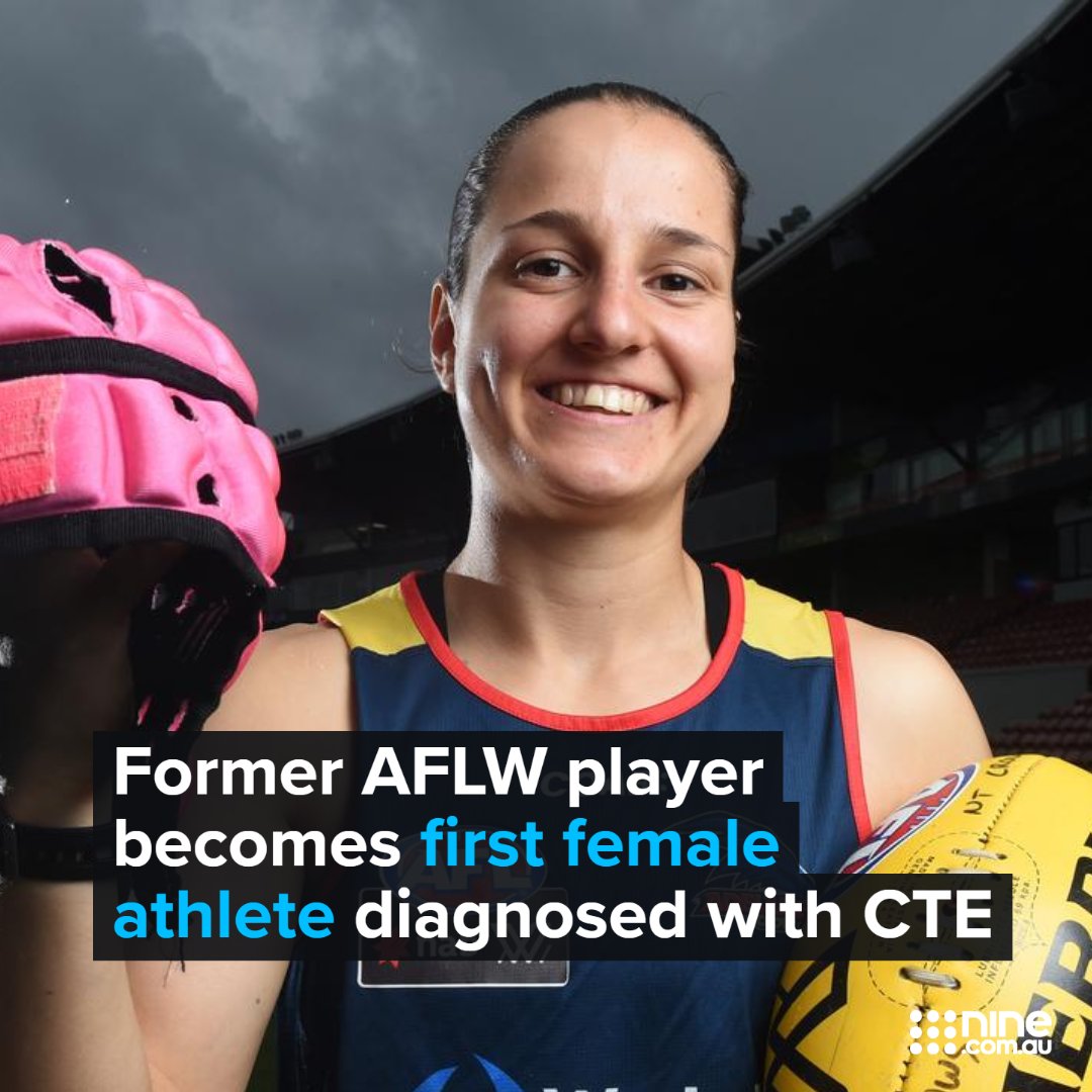 Deceased AFLW player Heather Anderson has become the world's first female athlete to be diagnosed with CTE, a degenerative brain disease caused by repeat concussions.

Details: nine.social/fX3