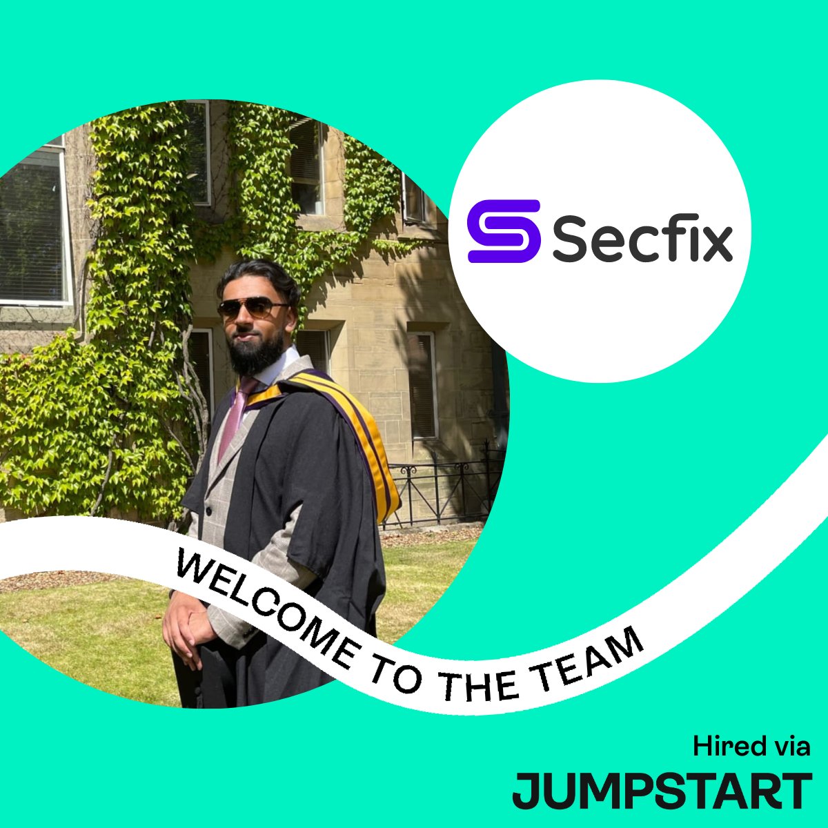 ✨Delighted to welcome Mustafa to the Secfix Team who joined us about 6 weeks ago. We found Mustafa through the @thisisjumpstart programme – which we thoroughly recommend to any startup out there hiring for smart generalists or sales people.🚀#hiring #jobopportunity #career #HR