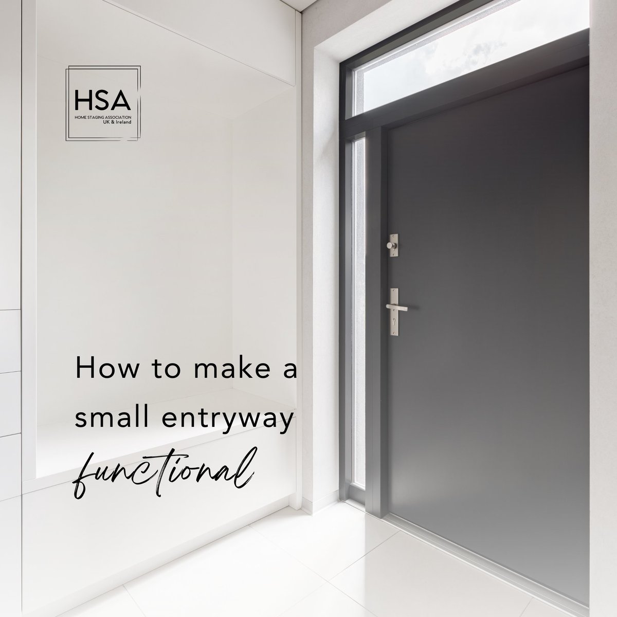Small entryways. You either love them or hate them! Check out our Facebook and Instagram pages for decorating tips. 

#homestagingtips #smallentrywaysolutions #functionalentryway #homestaginguk #homestagingireland #hsauk