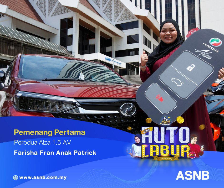 ASNBmy_official's tweet photo. Antara pemenang Hadiah Utama kempen Jom Auto Labur 2.0 yang hadir ke majlis penyampaian hadiah.
Daftar kemudahan Auto Labur di portal atau aplikasi myASNB untuk pelaburan yang lebih konsisten setiap bulan.
Info lanjut: https://t.co/bGe8fjUZIz
#StayInvested #AutoLabur #ASNB https://t.co/O0WemoNBZr