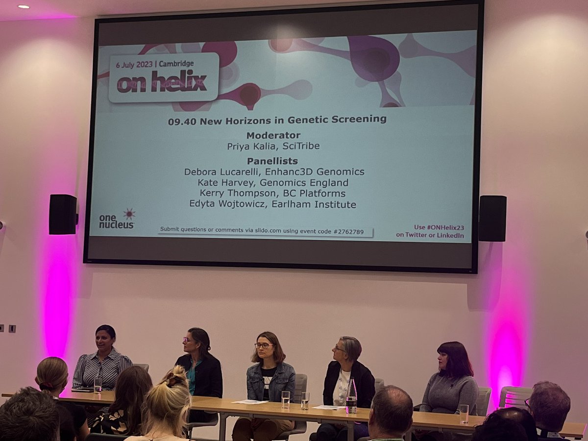 Great to be attending the On Hrlix conference at Babraham campus today. Very interesting discussion on holding personal genetic data 

#ONHelix23