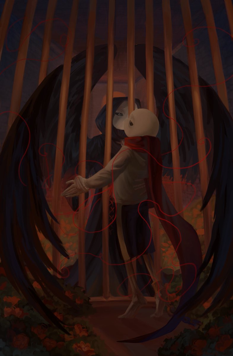 yomagvear's tweet photo. for @sssorry25! 

#undertaleAU #afterdeath https://t.co/XQT97Rmpba