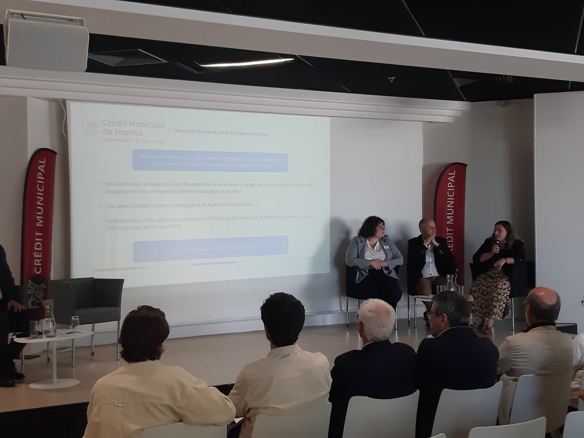 Retour sur notre expérimentation du #microcrédit véhicule propre avec Marie Girard :" 3 dossiers financés seulement, on bute sur la méconnaissance de ce produit alors même qu'il y a un public qui en aurait besoin"