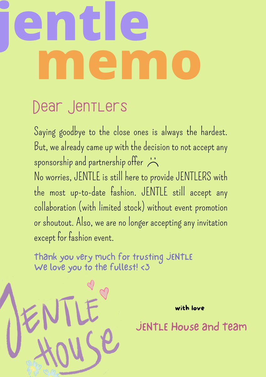JENTLE House tweet media