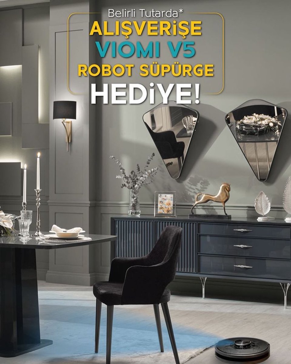 telmagazacilik's tweet image. İstikbal’den evinize toz kondurmayan hediye!
Belirli tutarda alışverişe VIOMI V5 Robot Süpürge HEDİYE!🌸🎉
#İstikbal #mobilya #robotsüpürge #koltuktakımı #telmagazacilik #alanya #alanyaev #alanyarealestate #evtekstili #hediye