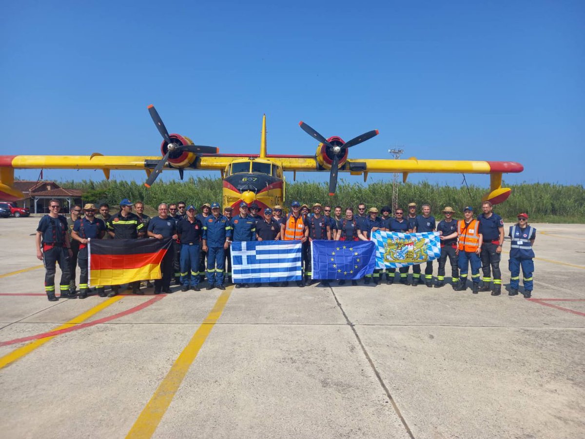 eu_echo's tweet image. Have you heard about the strategic pre-positioning of firefighters under the #EUCivilProtection Mechanism?

Firefighting teams from across Europe deploy to high-risk areas to train and support local responders in case of large wildfires. 🚒🤝👨‍🚒