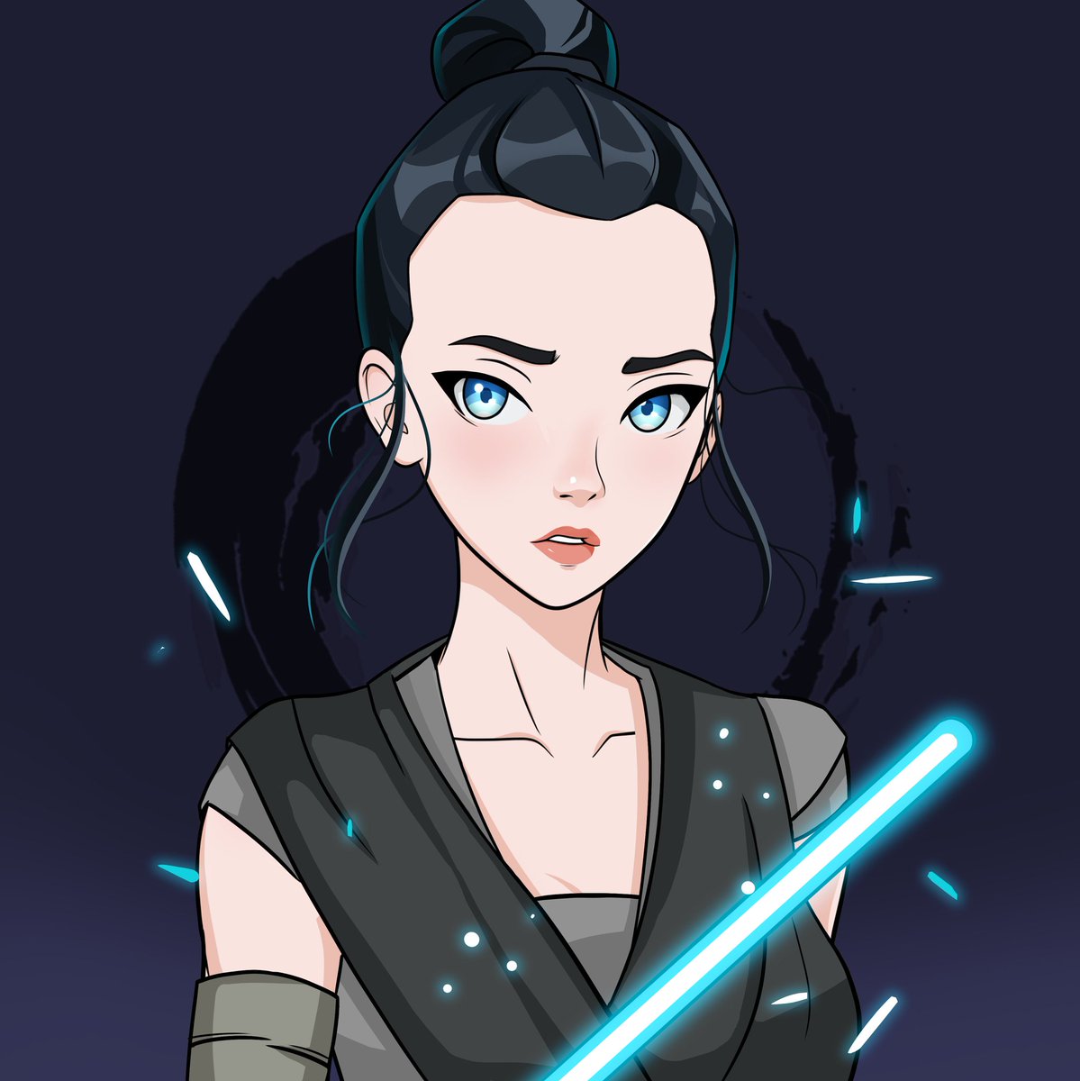 droidfame's tweet photo. ๐ Female Captainz Jedi! ๐๐ดโโ ๏ธ Inspired by the incredible Rey, of course. Kudos to @memeland and @makerstudiosgg for bringing this epic creation to life! #StarWars #FanArt #JediPower https://t.co/SMOUjvtzuA