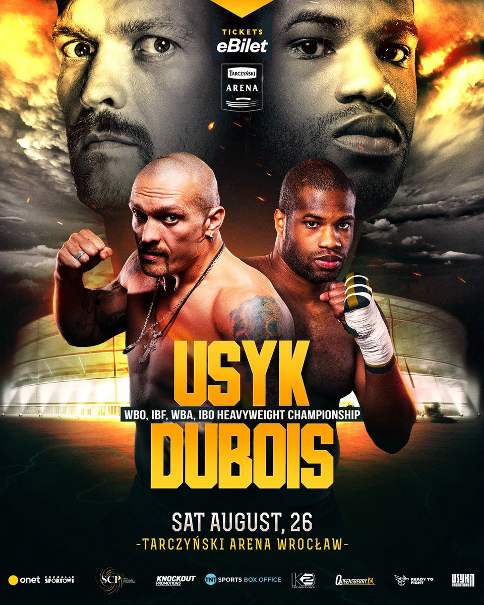 Now it is real!!! #usykdubois @usykaa @DynamiteDubois on TNT Sports Box Office in UK