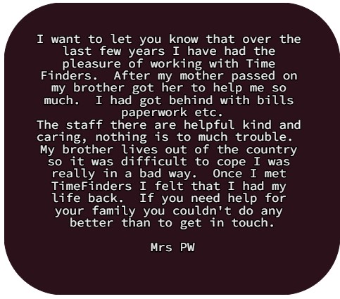 time_finders's tweet photo. Such a lovely testimonial from one of our long term clients, we love what we do and helping to make our clients lives easier is one of our top priorities! https://t.co/zdv6ld9IF0