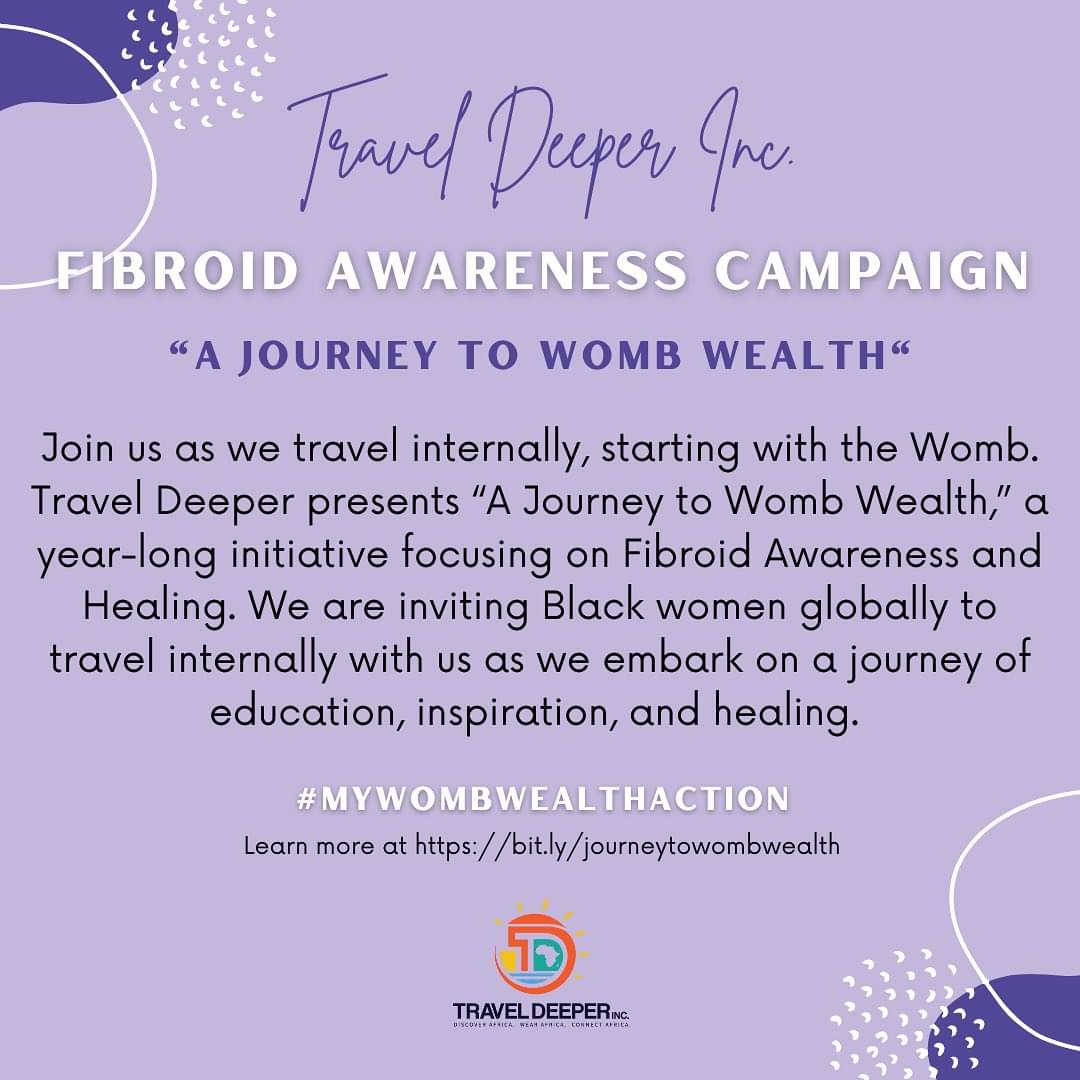 [LIKE+ SAVE + SHARE] 
💜 July is #FibroidAwarenessMonth and we are kicking off our year-long initiative about about womb wealth and healing. 
💜 Over the next month we will share resources and information on #fibroids and their connection to Black women's health and wellness. 1/