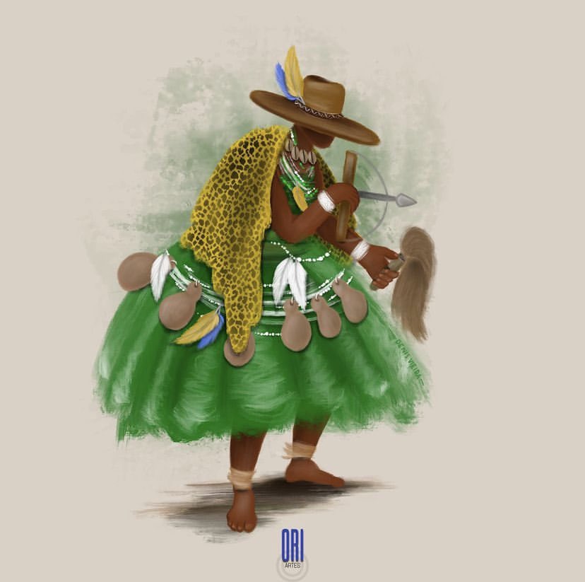 macumbalizou_'s tweet photo. que a flecha certeira de oxossi me aponte a direção da prosperidade! 🏹💚 https://t.co/yNxguzSURK