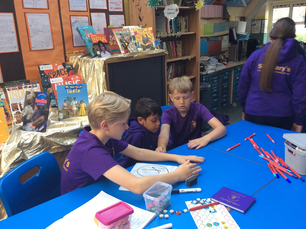 StMarys_Hinck's tweet photo. Year 6 were ‘mini-teachers’ for the day. They worked with Foundation children on the 4 rules of number. #passingonknowledge https://t.co/FNP9CXCBFJ