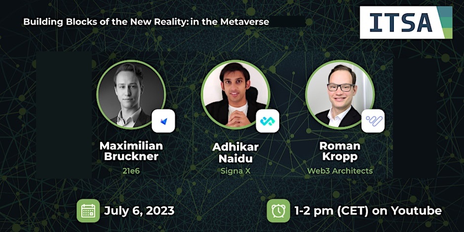 Adhikar Naidu will be leading the Metaverse Panel at the ITSA - International Token Standardization Association Event discussing how enterprises, governments and stakeholders can leverage and build real-world use cases in Web3.

#Metaverse #Blockchain #Web3
