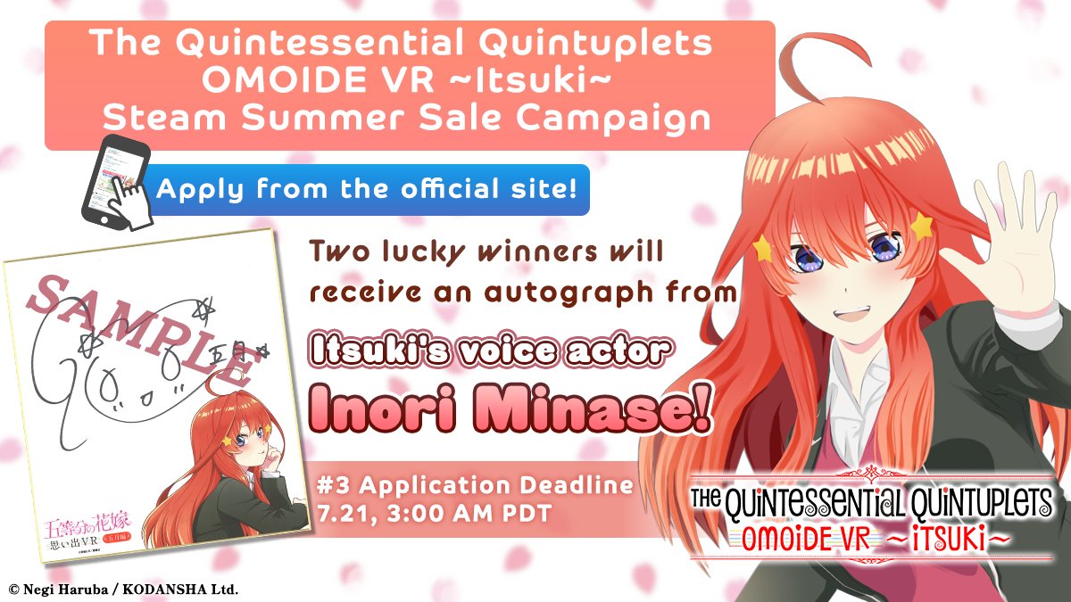 The Quintessential Quintuplets OMOIDE VR ~ITSUKI~ on Steam