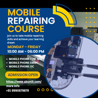 abcmitno1's tweet image. Mobile Repairing Course in 2023 |  Get ISO Mobile Repairing Certificate

Enhance your Mobile repairing skills in 2023 with our comprehensive advanced mobile repairing course in Delhi.
visit here:- abcmit.com
#mobilerepairing