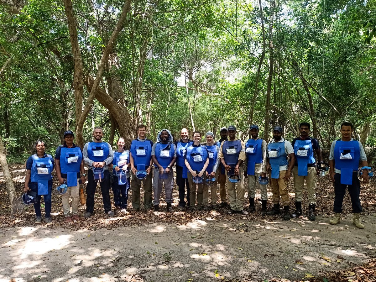TheHALOTrust's tweet photo. "I used to think I can easily do anything I want on my own. Training helped me realise to achieve great things, I need to cooperate with my team."

Demining = ultimate #teamwork These Field Officer trainees will spend 4 mths learning from our highly experienced Sri Lankan staff. https://t.co/80zQ6Y5FC0