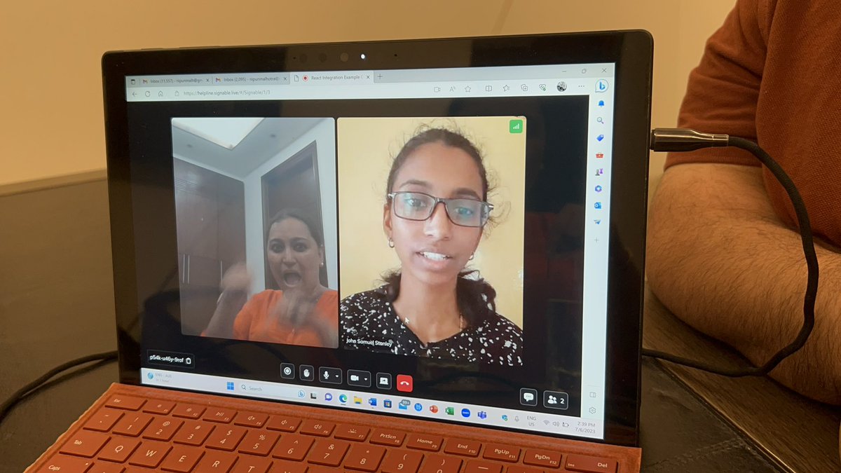 It was a pleasure to meet Rupmami Chhetri, Deaf advocate & co-founder of Signable, India’s first on demand Sign language service. A really cool solution that in an instant connects a Deaf individual to an interpreter on video enabling them to communicate independently