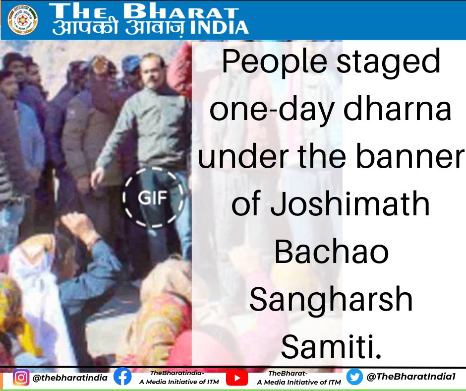 DHARNA STAGED TO SAVE JOSHIMATH.
 #KGFChapter2