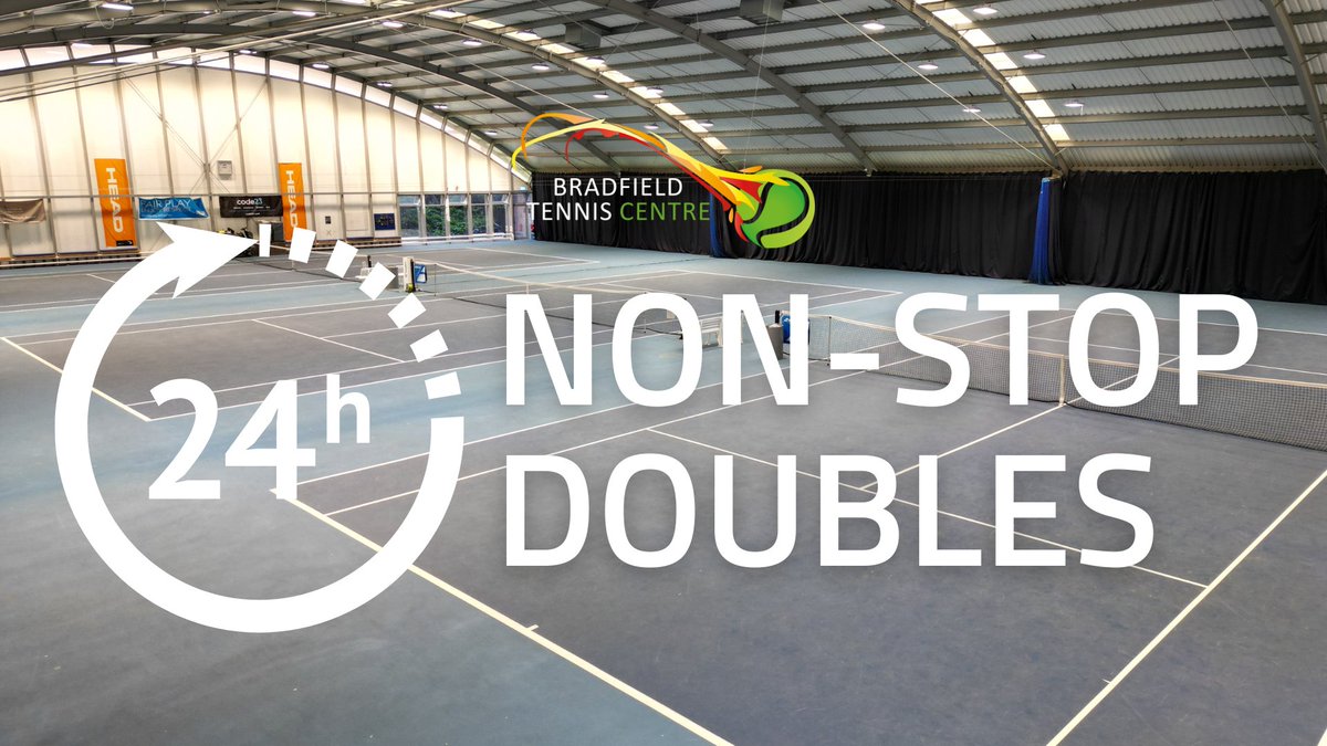 July 15/16, the coaching team will be playing doubles indoors for 24 hours to help friend of <a href="/BradfieldTennis/">Bradfield Tennis Centre</a>  <a href="/DaveSammel/">David Sammel</a> raise funds to resurface and repair the Tennis Club Espoir in the Ivory Coast... 1/2