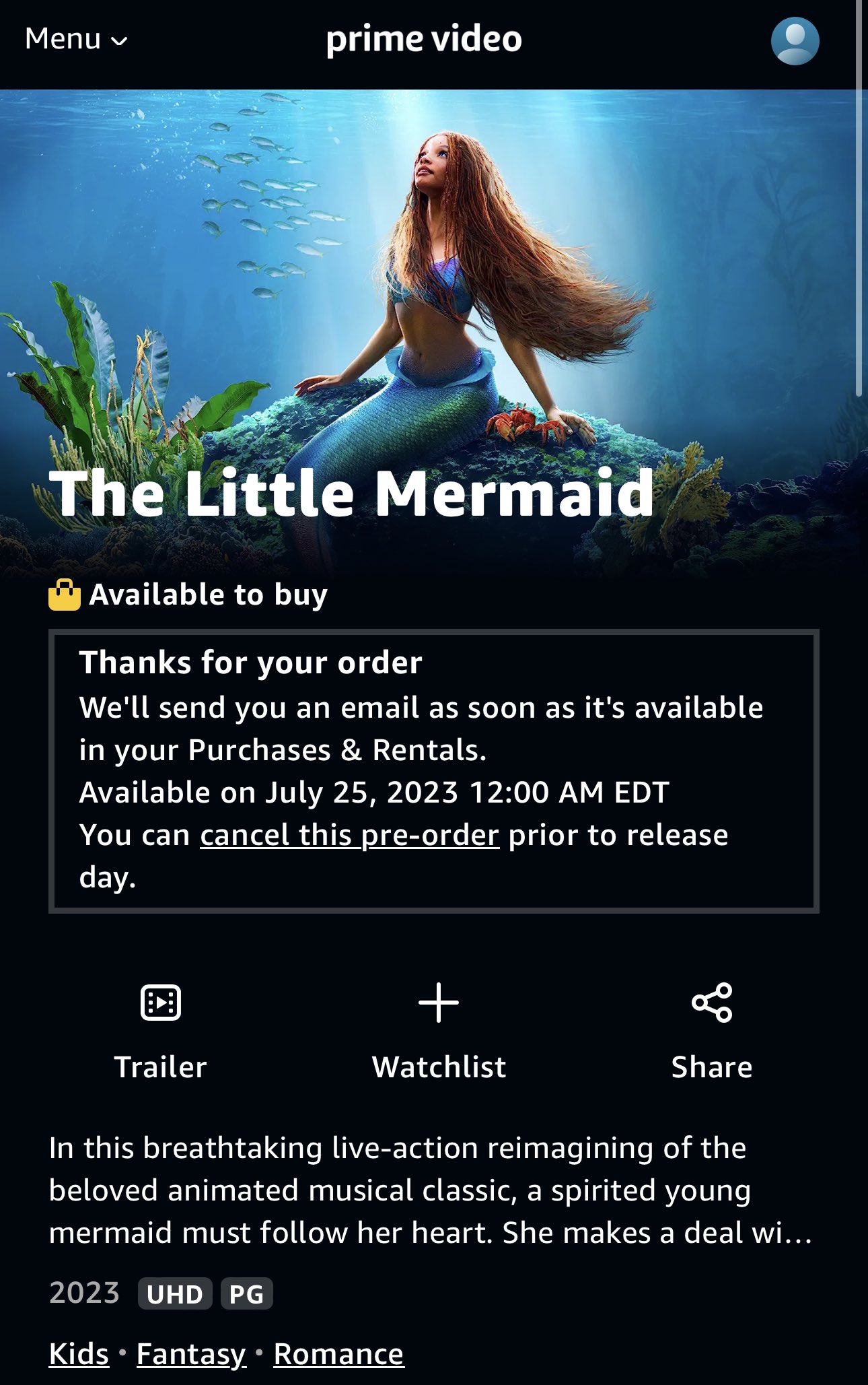 Mario🫧🧜🏽‍♀️ on Twitter "TheLittleMermaid will be available to purchase on all digital
