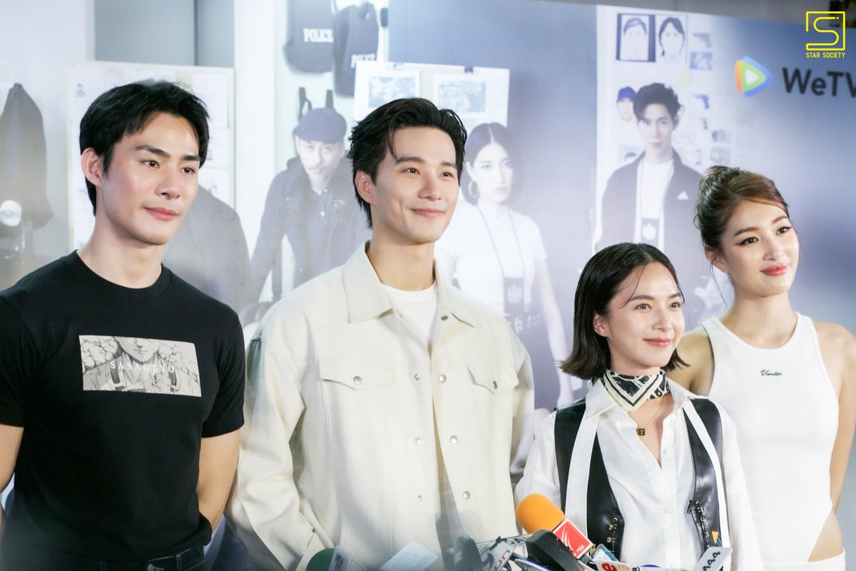 STARSOCIETY_TH's tweet photo. "บี้-ธรรศภาคย์ ใบเตย-สุวพิชญ์ แท็คทีมนักแสดง ชวนคนดูตามสืบคดีร้าย ลุ้นให้กลายเป็นคดีรัก ใน "When a Snail Falls in Love เ���ื่อหอยทากมีรัก"
#เมื่อหอยทากมีรัก #WhenASnailFallsInLove2023
#บี้ธรรศภาคย์ #ใบเตยสุวพิชญ์
#WeTVth https://t.co/FRrU9obpe9