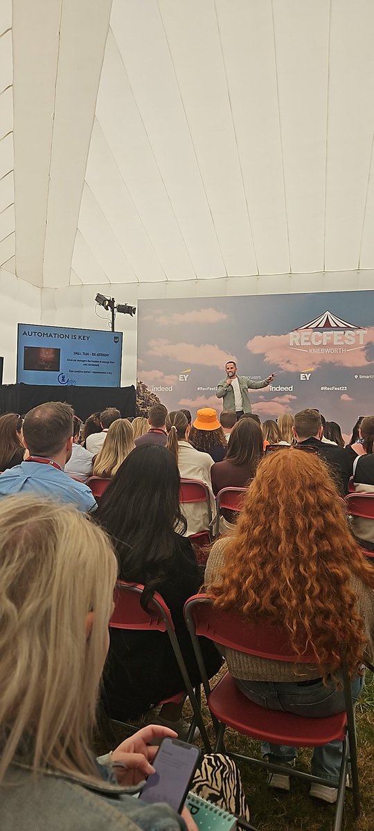 Roy_HarriUK's tweet image. Matthew Gough @BrewDog talks about global hiring strategies. Automation is key. 
#RecFest2023