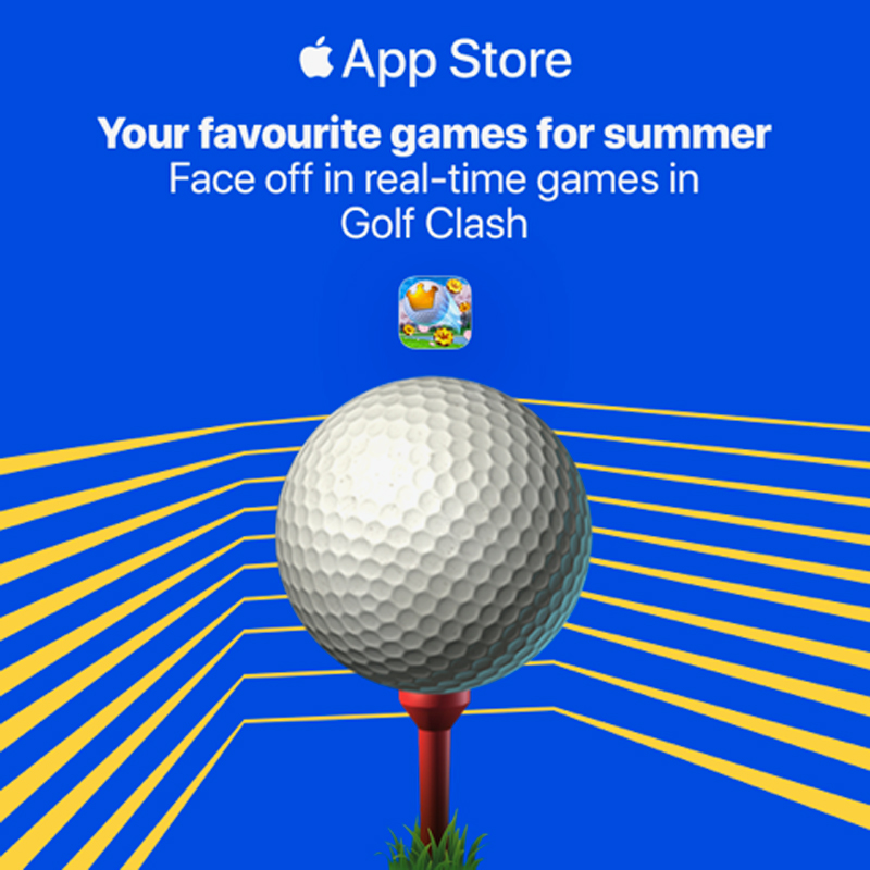 GolfClashGame's tweet photo. Kick back and relax with a few rounds of Golf Clash!

Thanks @appstoregames - check out their other awesome summer games here!