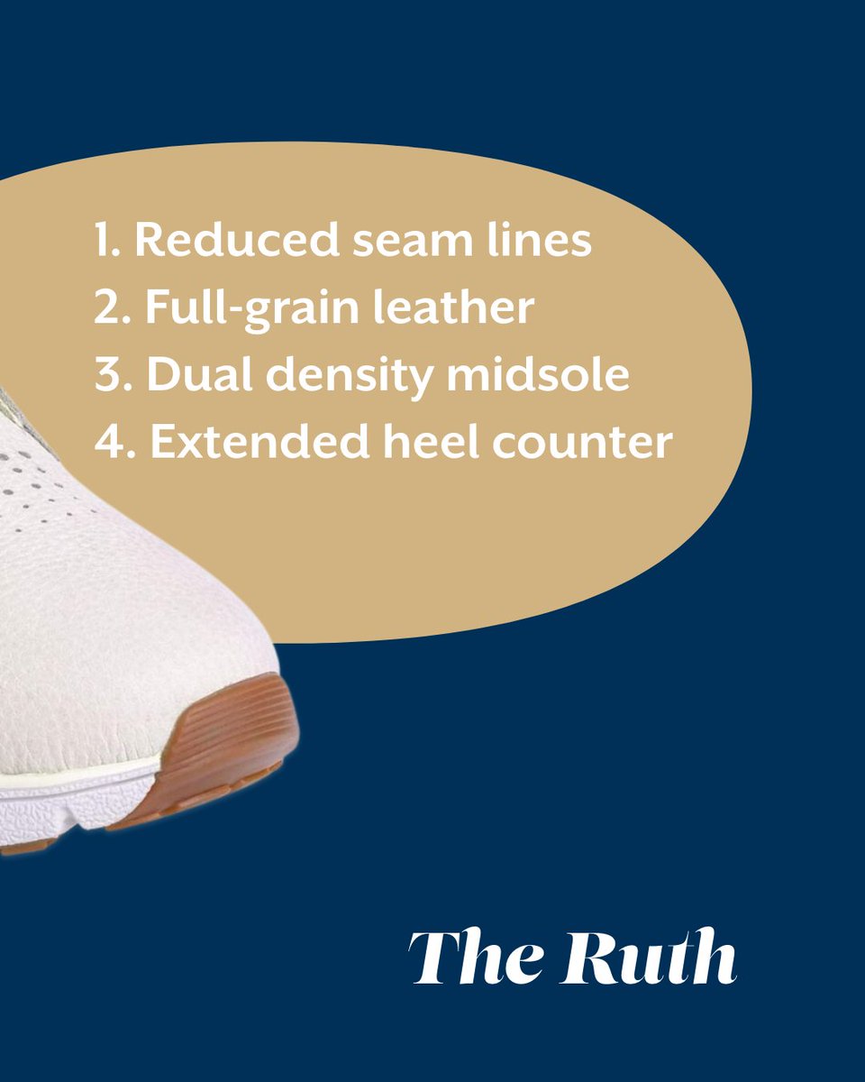 With an anti-slip design and stylish look, the Ruth will take you anywhere in confidence and comfort.