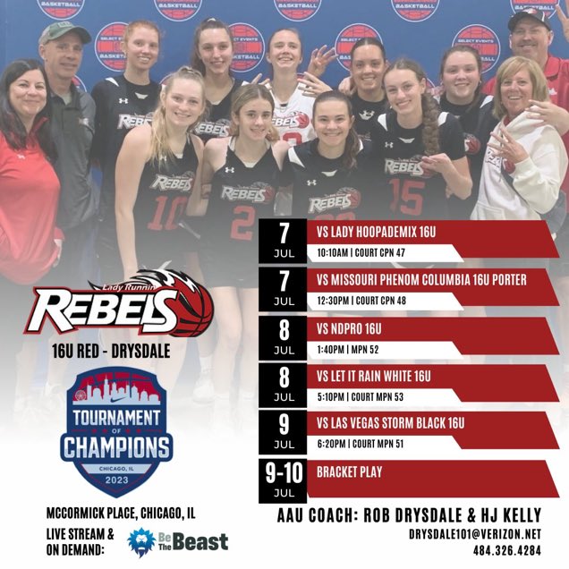 Coaches don’t miss this group Runnin in chicago at nike toc ! They play hard, smart and together ! Good Luck Ladies