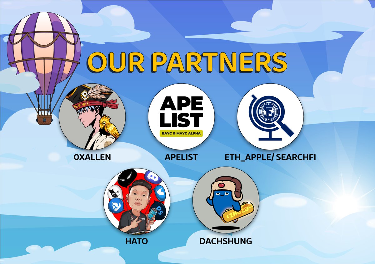 🐾Partners who have joined our adventure: //Friendly reminder: join the AMA today at 2 PM (UTC) (twitter.com/i/spaces/1LyxB…). ▫️ETH_Apple: @eth_apple, @searchfi_eth ETH_Apple – the largest alpha group in Asia. It is a DAO that aims to expand the blockchain ecosystem based on…
