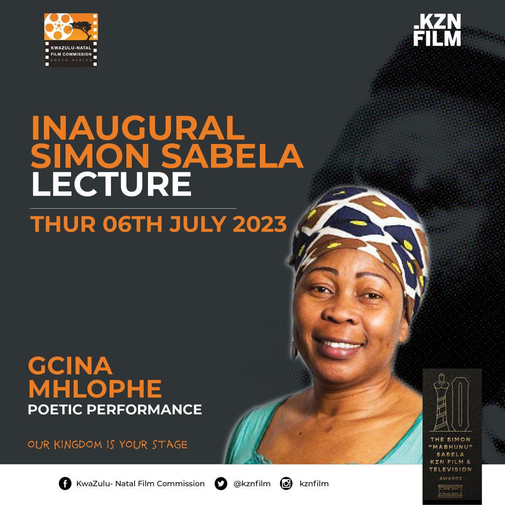 PhilMphela's tweet image. EVENTS: 

KZN Film Commission will host a lecture today in Durban featuring Duma KaNdlovu as Programme Director, Gcina Mhlophe will perform and Mbongeni Ngema will be the guest lecturer. 

More details via @kznfilm account 

#KZNFilm #KgopoloReports