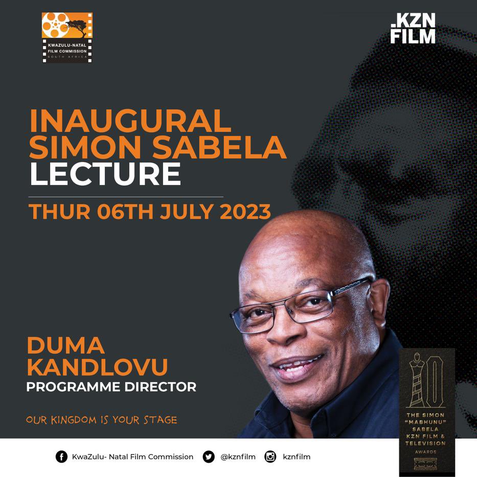 PhilMphela's tweet image. EVENTS: 

KZN Film Commission will host a lecture today in Durban featuring Duma KaNdlovu as Programme Director, Gcina Mhlophe will perform and Mbongeni Ngema will be the guest lecturer. 

More details via @kznfilm account 

#KZNFilm #KgopoloReports