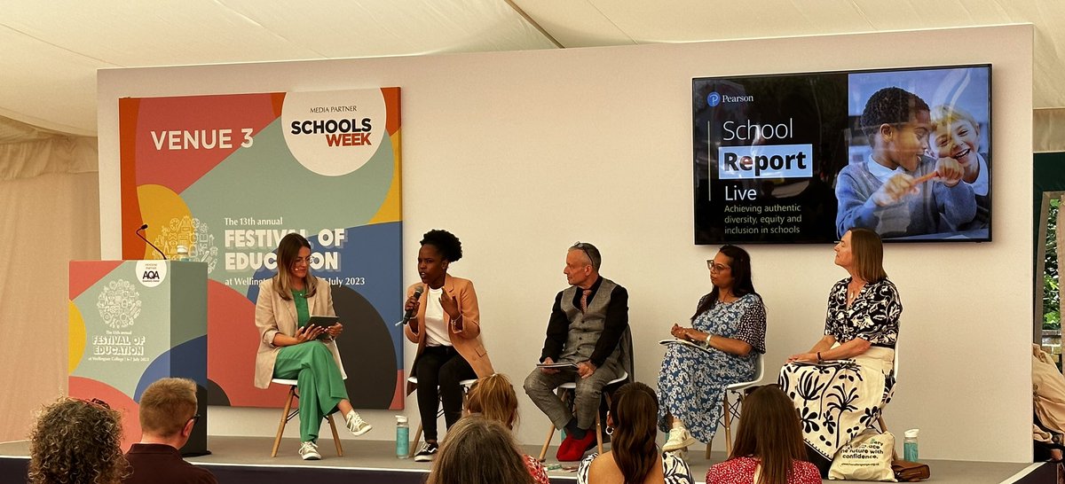 Our next session is a panel discussion focusing on authentic diversity, equity and inclusion in education at venue 3 right now! Join us for more of the #PearsonSchoolReport LIVE!