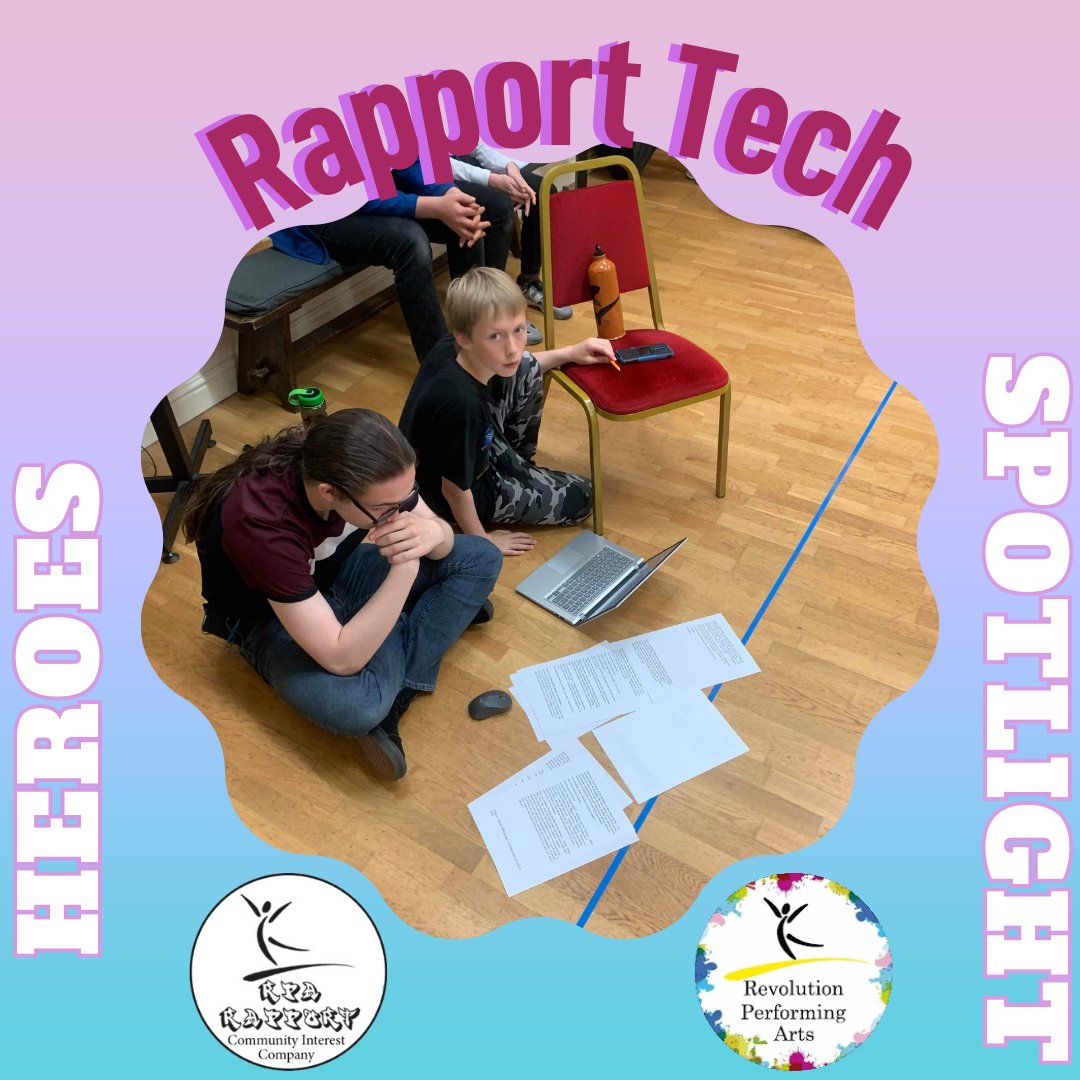 Here's Rapport Tech at rehearsals preparing for their next show, Heroes! 
Come &amp; support them: swindontheatres.co.uk/Online/tickets…

#revolutionperformingarts #dance #drama #sing #heroes #performance #wyverntheatre #hereforculture