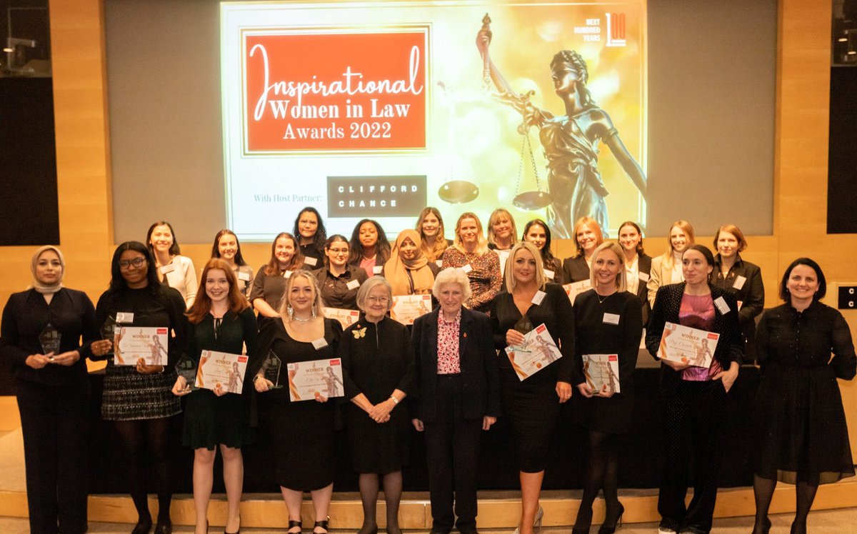First100years's tweet photo. 🎉 Thank you to those who have submitted their nominations for the Inspirational Women in Law Awards 2023. 🎉 
 
Keep nominating yourself and others to commemorate those driving change in the industry! 🎖 

#womeninlaw  #change #diversity 

Find out more: https://t.co/fuRIyOyamZ https://t.co/OGKMd2xvAd