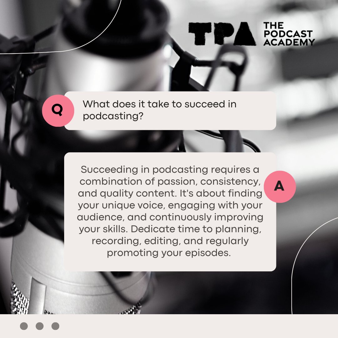 podcastacademy's tweet photo. Remember, success comes from consistent effort and delivering value to your listeners. Keep going and enjoy the journey! ποΈβ¨
#thepodcastacademy #mondaymotivation #podcastingtips #podcastingsuccess https://t.co/cBJu7GnxqP