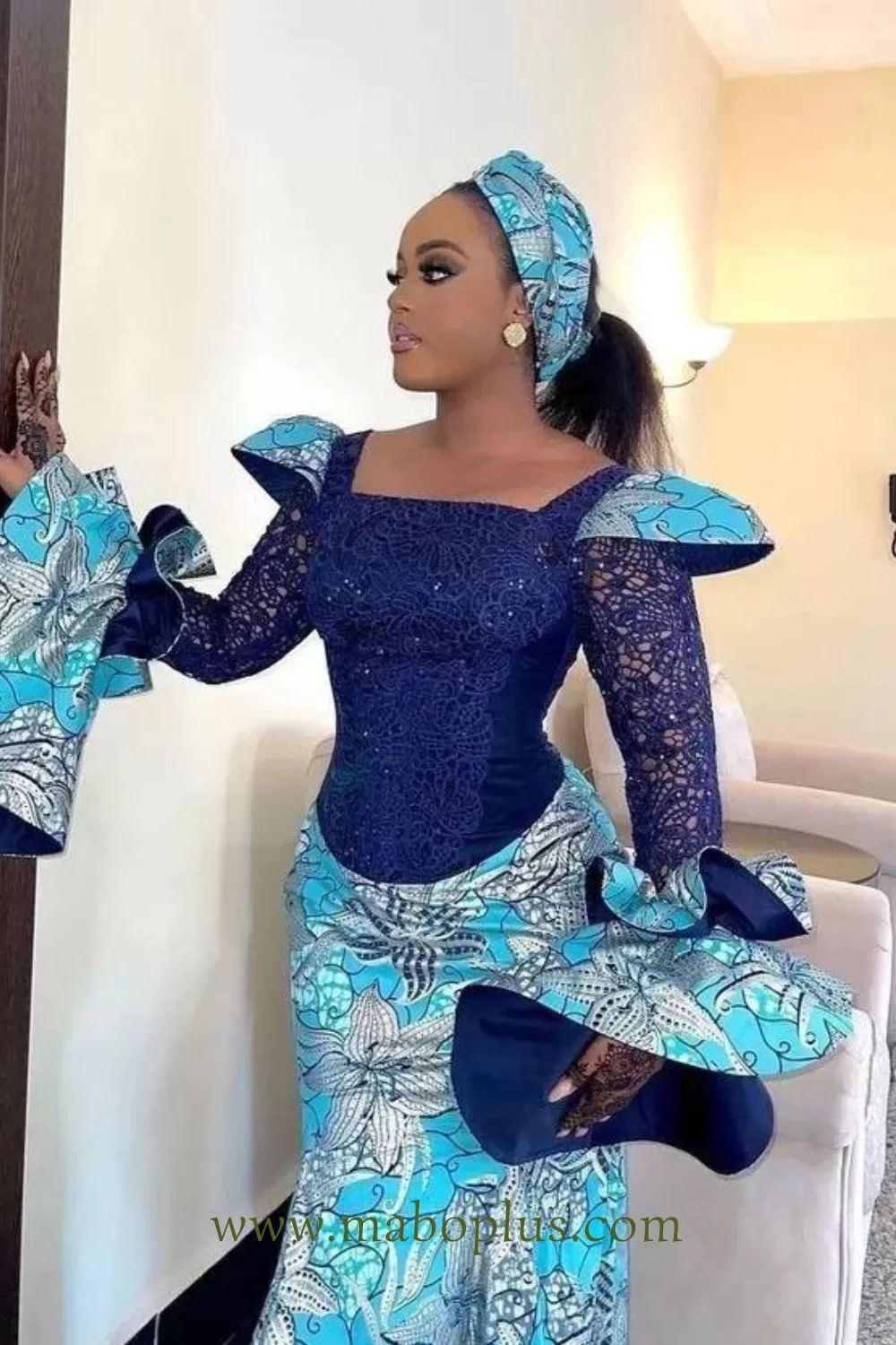 Look stunning to your next owambe in these 5 lace styles 