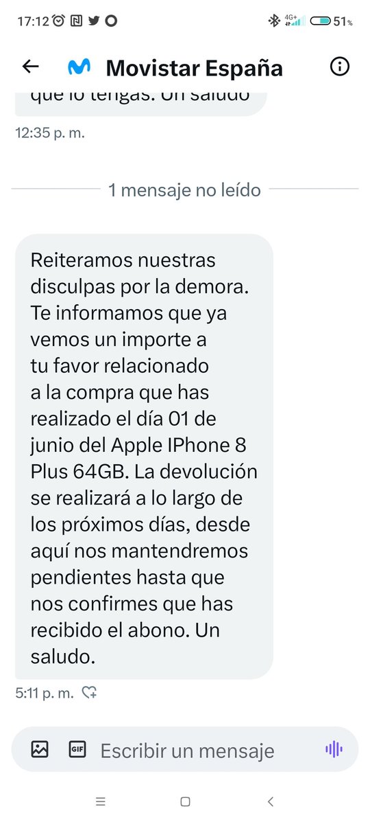 guannay's tweet photo. @movistar_es Ya está bien!
Exigimos que nos devolváis nuestro dinero, llevo 35 días desde que os hice el pedido que luego me cancelasteis con la excusa de falta de stock.
"QUEREMOS NUESTRO DINERO" https://t.co/uvpXg4D4K8