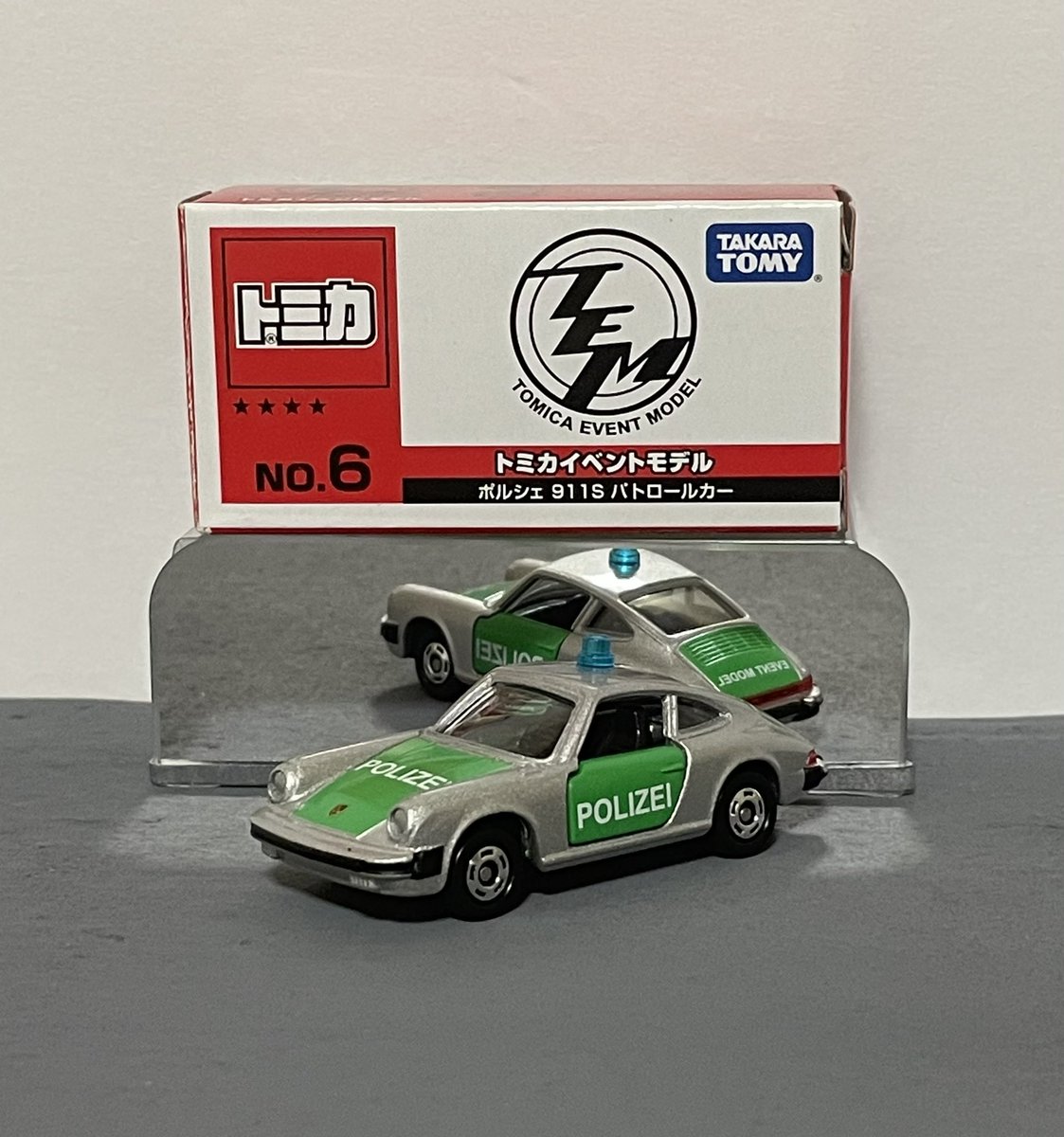 Katochipugucoll's tweet image. トミカ F3-1 ポルシェ 911S パトロールカー イベントモデル★★★★NO.6 #トミカ #ポルシェ #911S #パトロールカー ナローポルシェはカッコ良い。